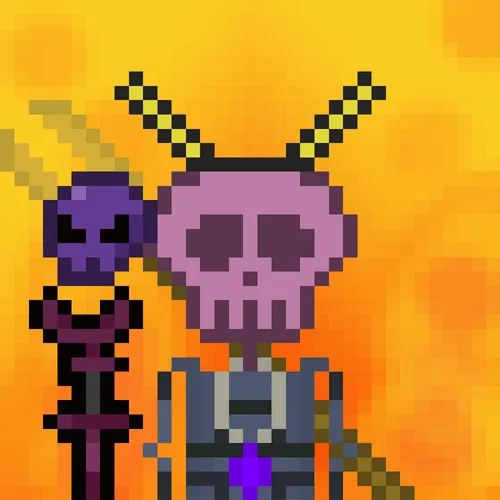 SKULL ON RH #9